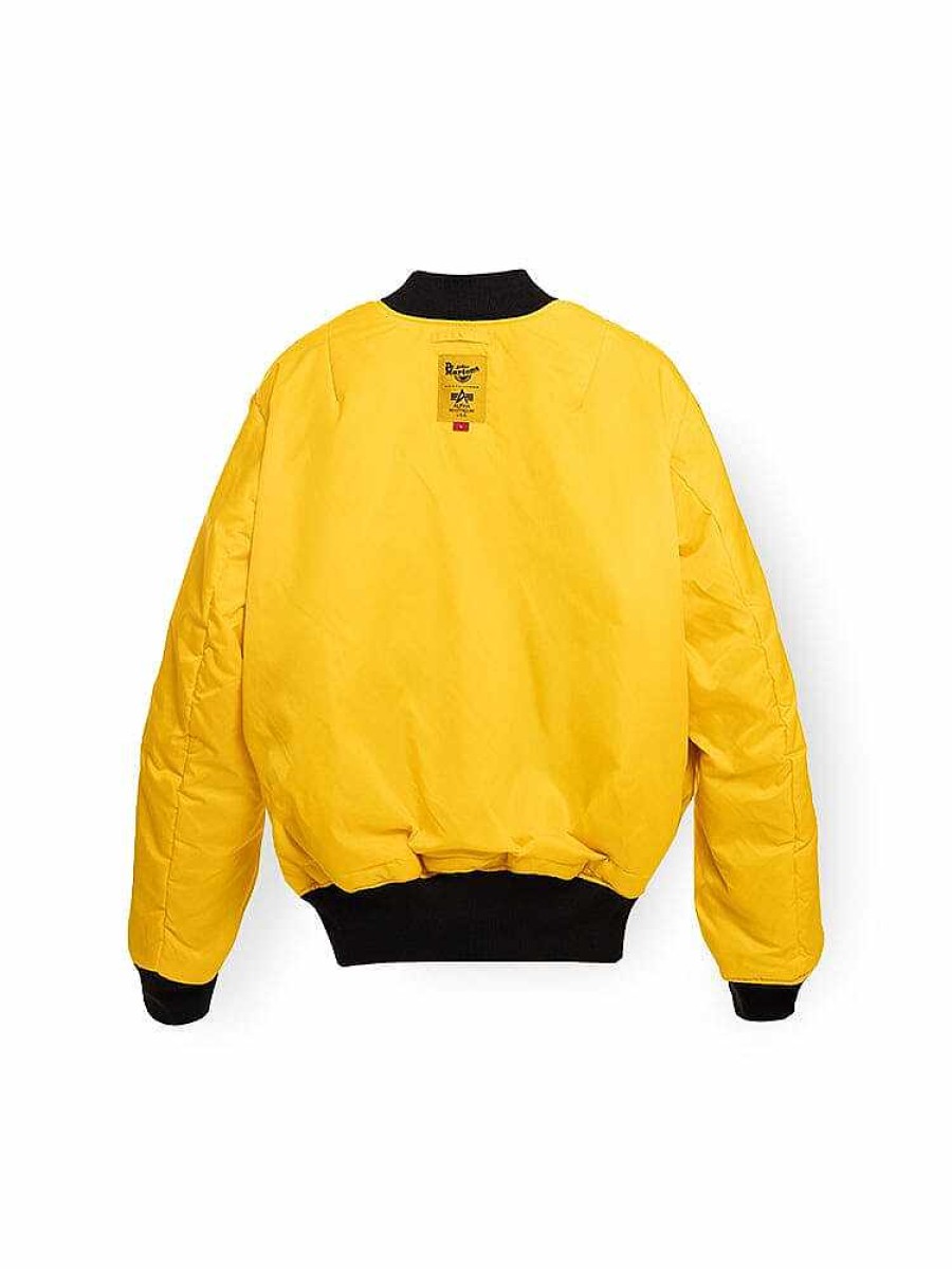 Men Alpha Industries Outerwear | Alpha X Dr. Martens Ma-1 Bomber Jacket Black