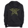 Mlb Alpha Industries Mlb X Alpha X New Era - Hoodies, Tees, & Shorts | Houston Astros X Alpha X New Era Hoodie Black