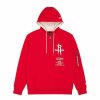 Nba Alpha Industries Nba X Alpha X New Era - Hoodies, Tees, & Shorts | Houston Rockets X Alpha X New Era Hoodie Red
