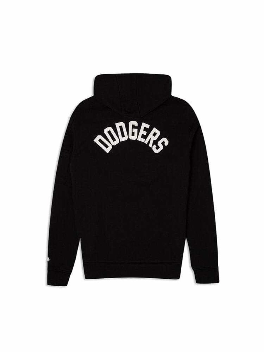 Mlb Alpha Industries Mlb X Alpha X New Era - Hoodies, Tees, & Shorts | Los Angeles Dodgers X Alpha X New Era Hoodie Black
