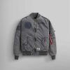 Women Alpha Industries Outerwear | L-2B Rip And Repair Bomber Jacket W