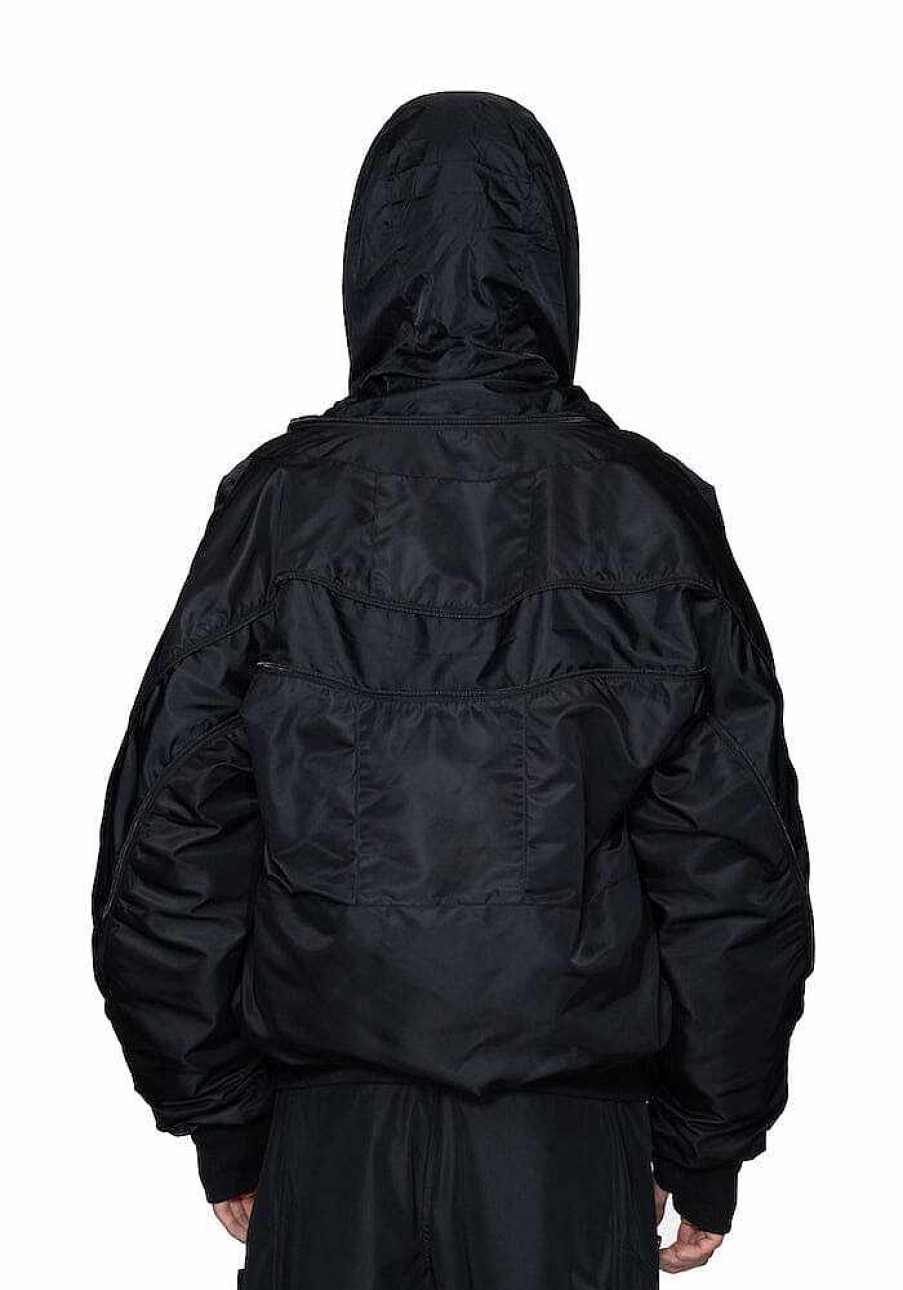 Men Alpha Industries Outerwear | Alpha X San San Gear Ma-1 Bomber Jacket Black
