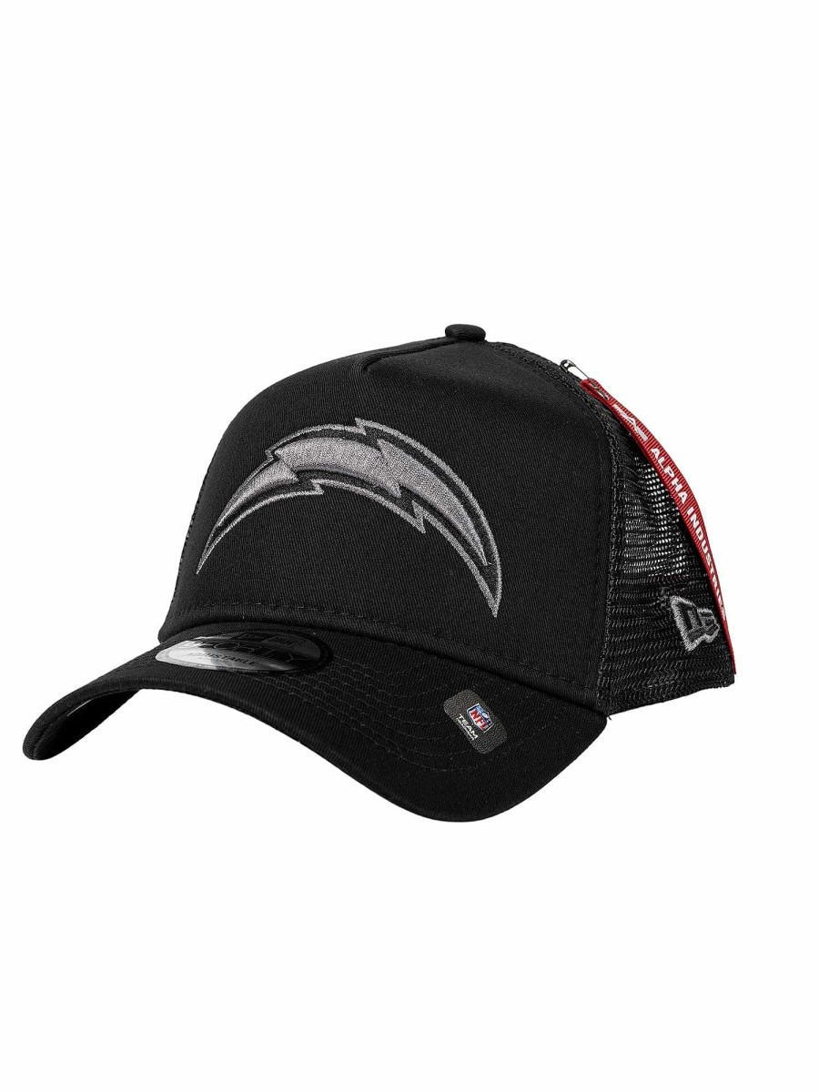 Nfl Alpha Industries Nfl X Alpha X New Era - Caps | Los Angeles Chargers X Alpha X New Era 940 Cap Black