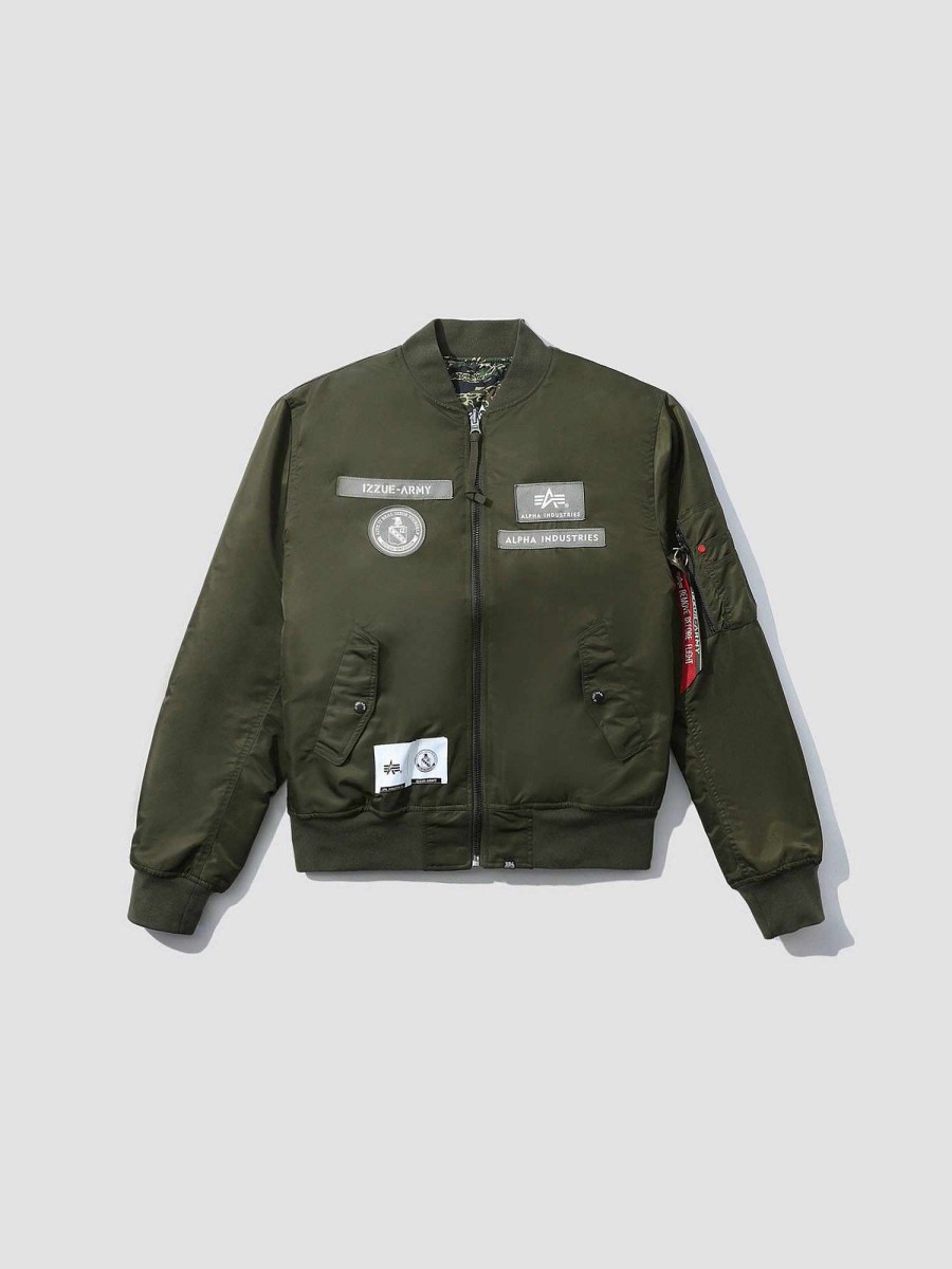 Men Alpha Industries Outerwear | Alpha X Izzue Ma-1 Bomber Jacket