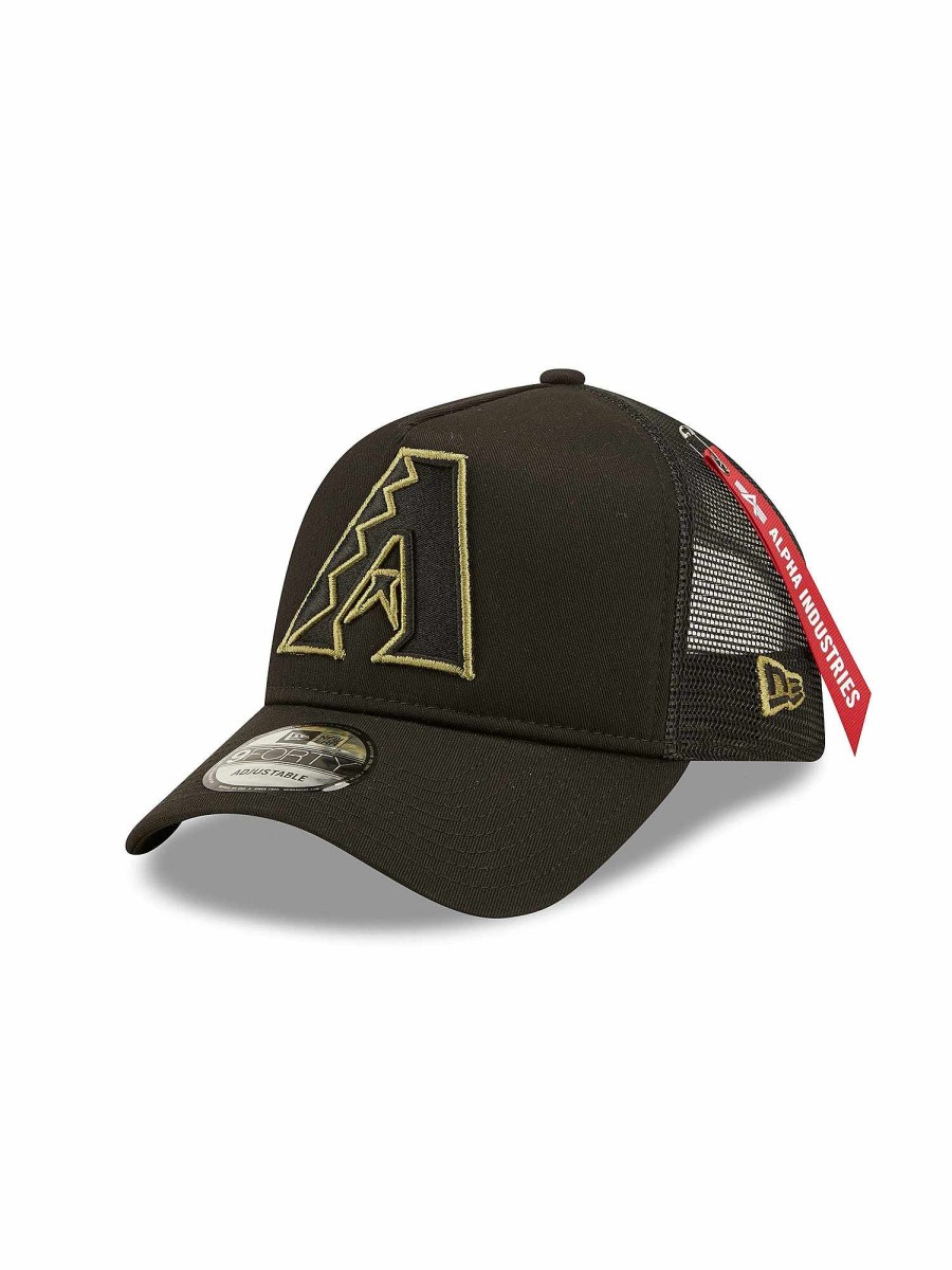 Mlb Alpha Industries Mlb X Alpha X New Era - Caps | Arizona Diamondbacks X Alpha X New Era 940 Cap Black