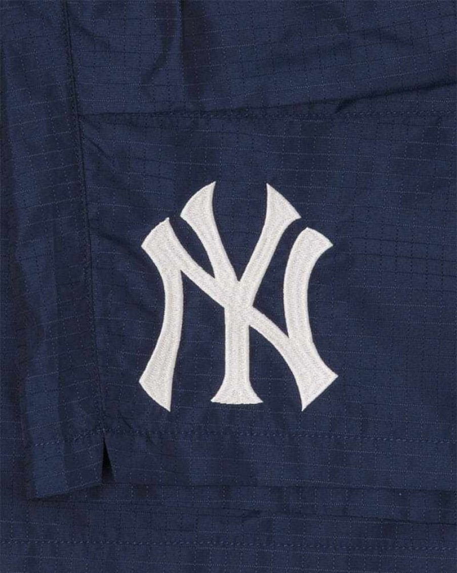 Mlb Alpha Industries Mlb X Alpha X New Era - Hoodies, Tees, & Shorts | New York Yankees X Alpha X New Era Nylon Shorts Navy