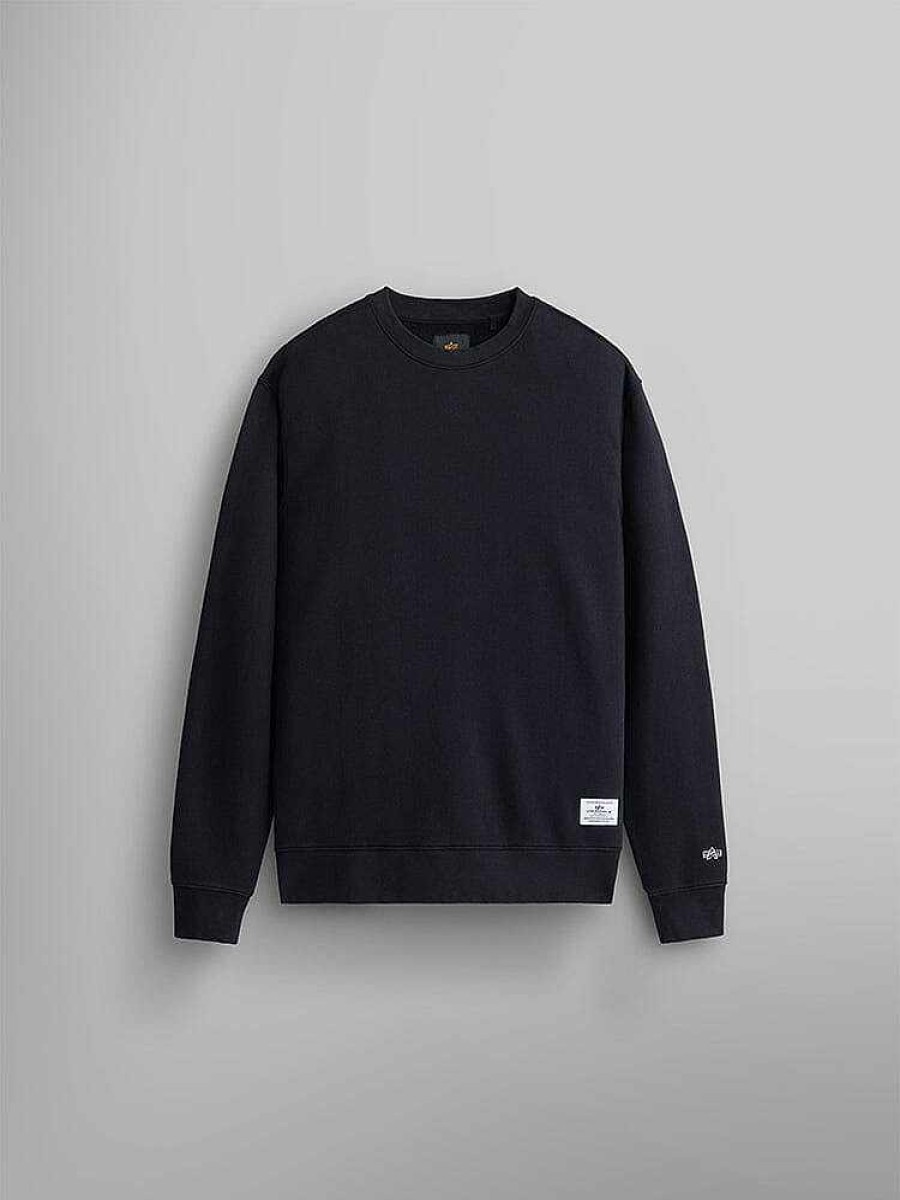 Men Alpha Industries Hoodies + Sweatshirts | Essential French Terry Crewneck