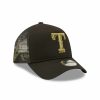 Mlb Alpha Industries Mlb X Alpha X New Era - Caps | Texas Rangers X Alpha X New Era 940 Cap Black