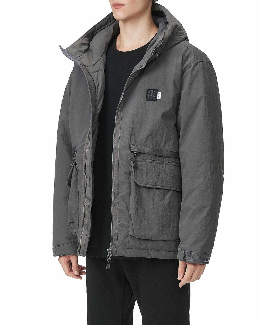 Men Alpha Industries Outerwear | Unfrm Tactical Down Jacket Gray