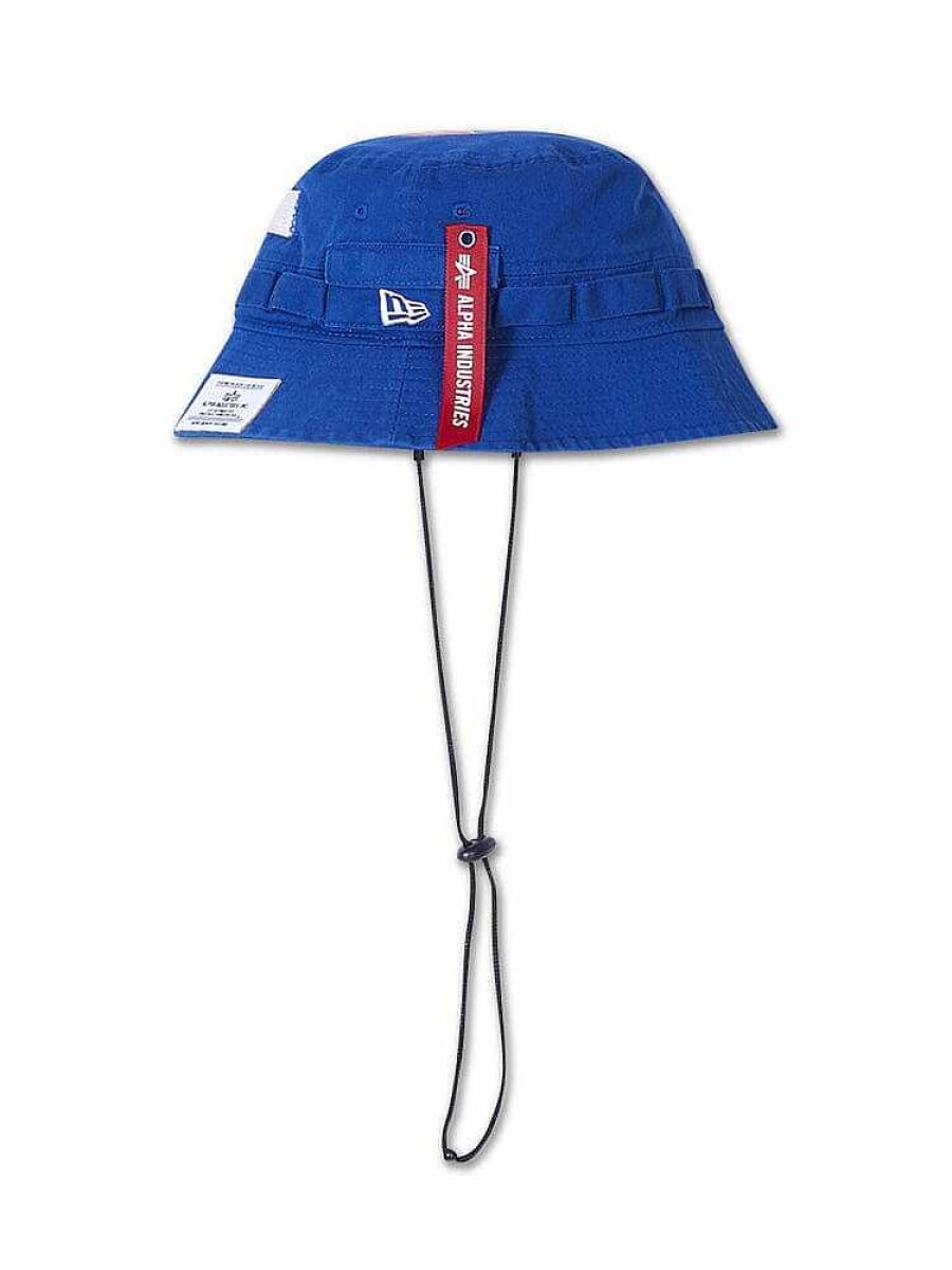 Mlb Alpha Industries Mlb X Alpha X New Era - Caps | Chicago Cubs X Alpha X New Era Bucket Hat Blue
