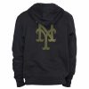 Mlb Alpha Industries Mlb X Alpha X New Era - Hoodies, Tees, & Shorts | New York Mets X Alpha X New Era Hoodie Black