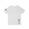 Nba Alpha Industries Nba X Alpha X New Era - Hoodies, Tees, & Shorts | Milwaukee Bucks X Alpha X New Era Tee White