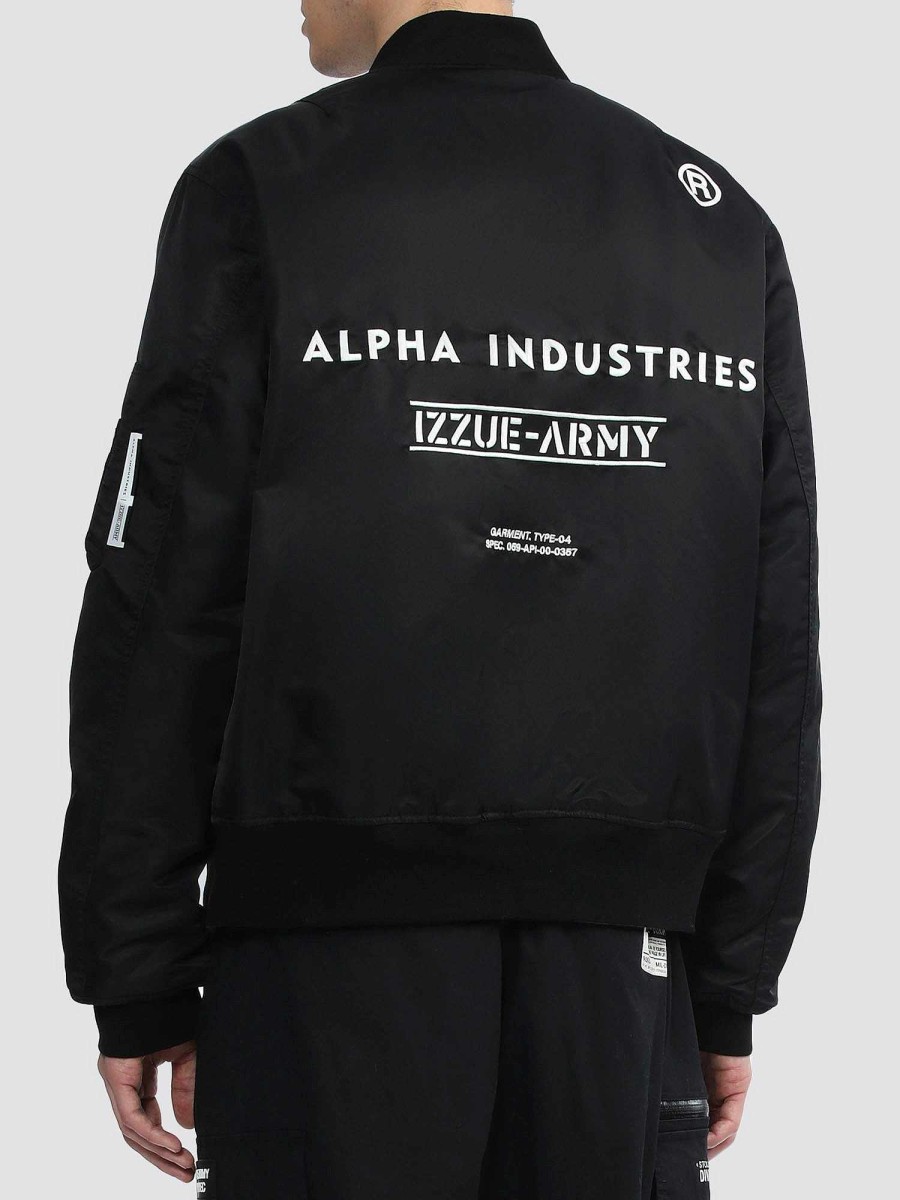 Men Alpha Industries Outerwear | Alpha X Izzue Ma-1 Bomber Jacket