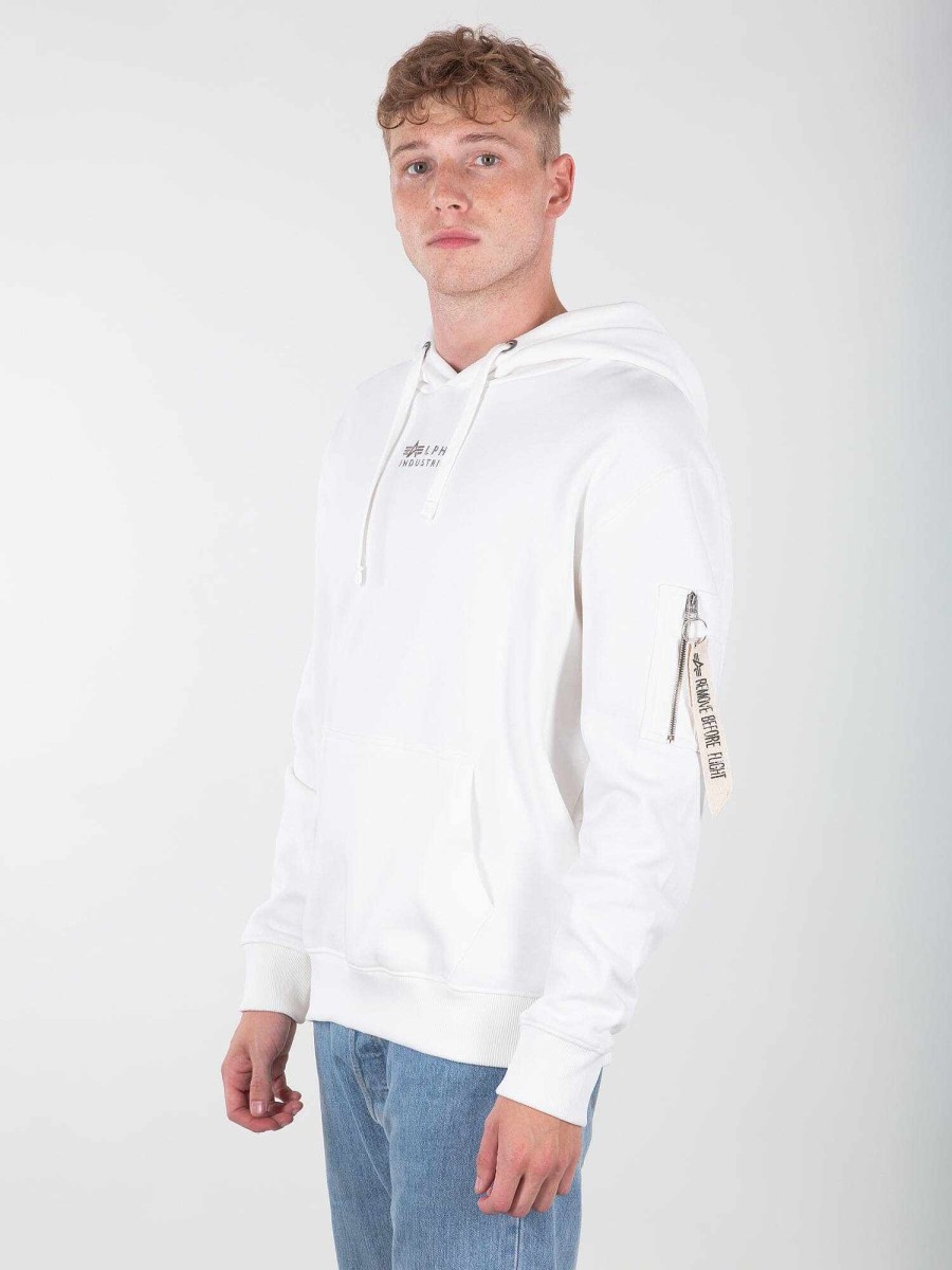 Men Alpha Industries Hoodies + Sweatshirts | Organic Embroidered Hoodie