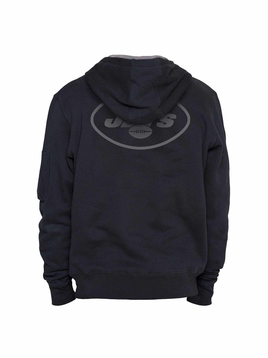 Nfl Alpha Industries Nfl X Alpha X New Era - Hoodies | New York Jets X Alpha X New Era Hoodie Black