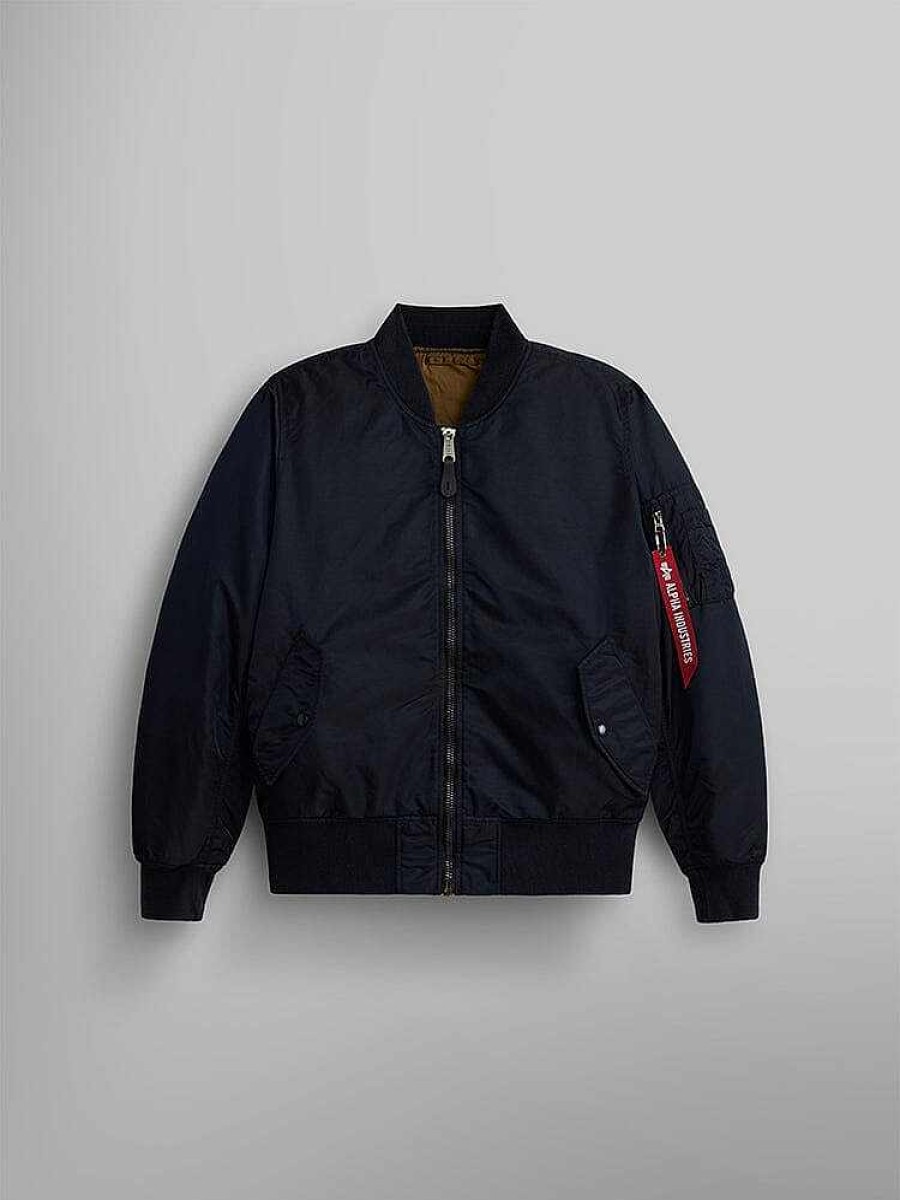 Women Alpha Industries Outerwear | Ma-1 Battlewash Bomber Jacket