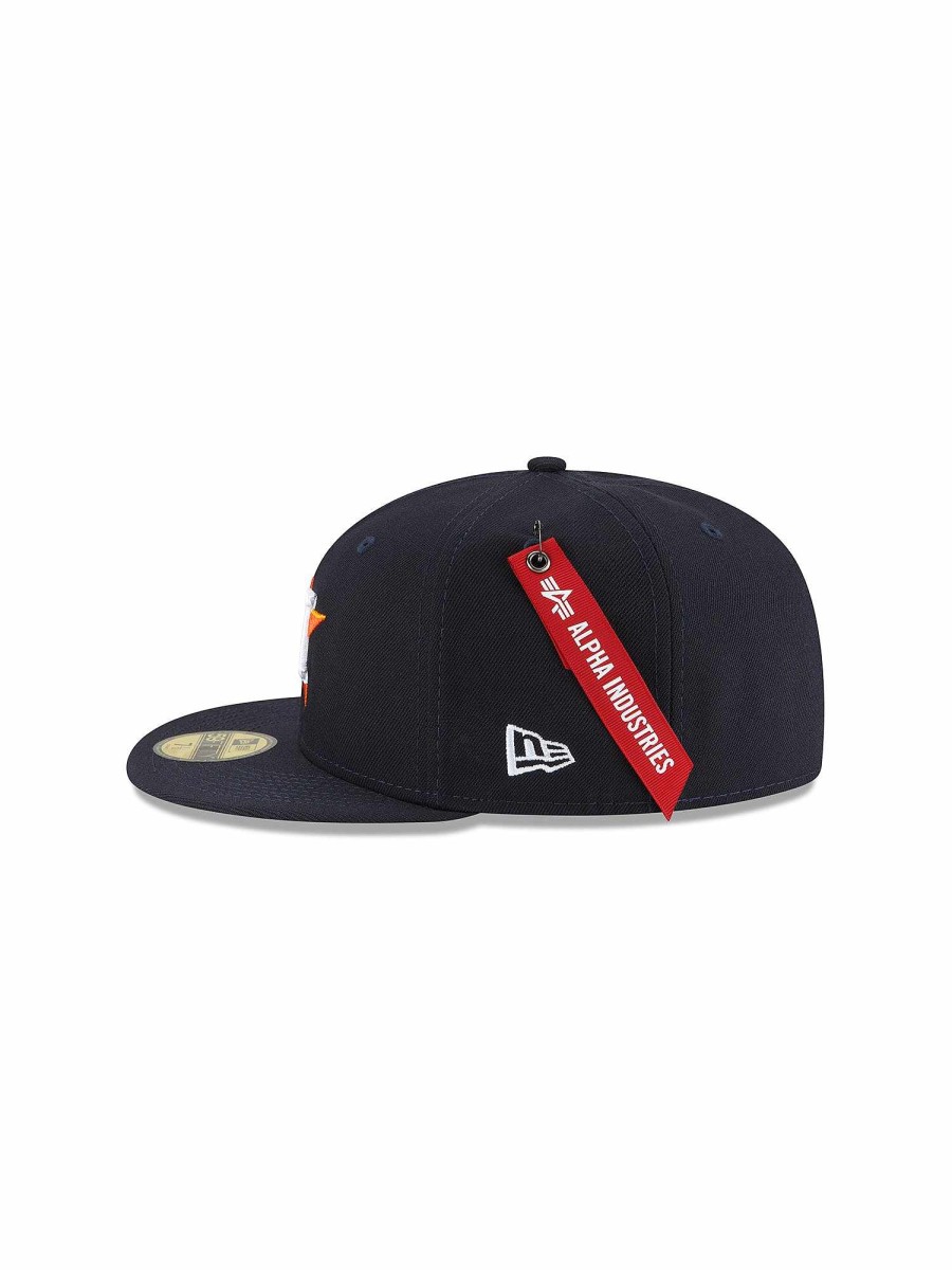 Mlb Alpha Industries Mlb X Alpha X New Era - Caps | Houston Astros X Alpha X New Era 59Fifty Fitted Cap Navy