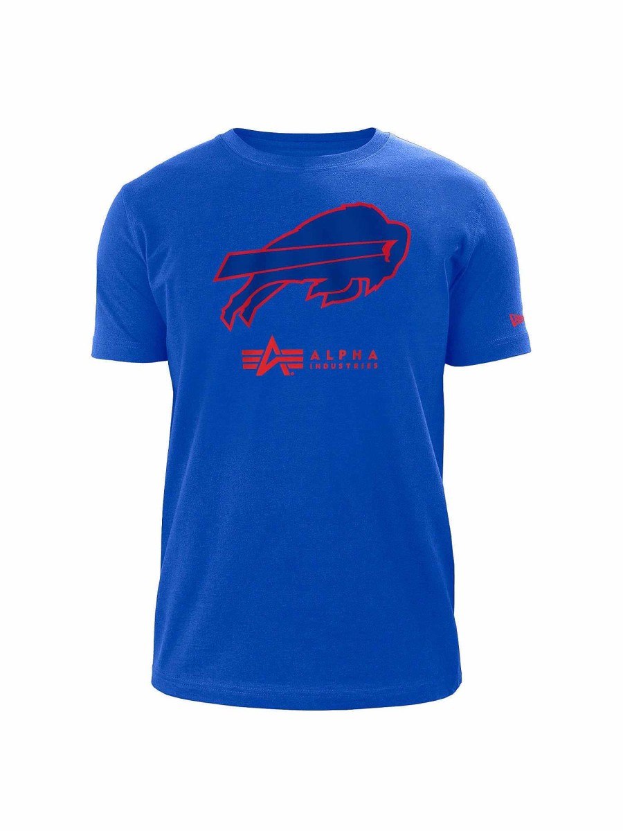 Nfl Alpha Industries Nfl X Alpha X New Era - Tees | Buffalo Bills X Alpha X New Era Tee Blue
