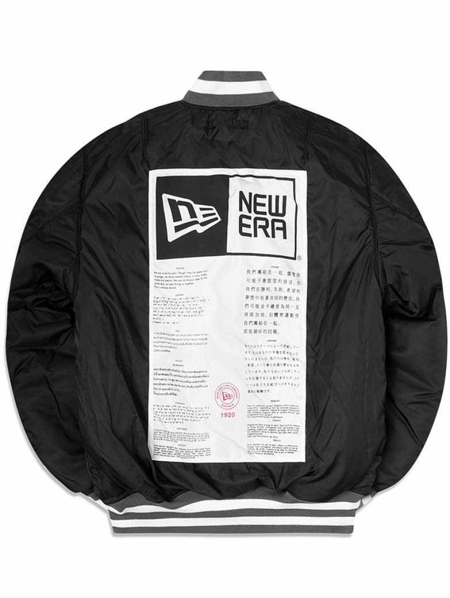 Nfl Alpha Industries Nfl X Alpha X New Era - Bomber Jackets | Las Vegas Raiders X Alpha X New Era Ma-1 Bomber Jacket Gunmetal