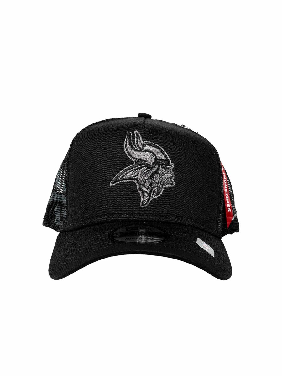 Nfl Alpha Industries Nfl X Alpha X New Era - Caps | Minnesota Vikings X Alpha X New Era 940 Cap Black