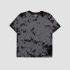 Men Alpha Industries T-Shirts | Alpha Crystal Dye Tee Medium Charcoal Heather