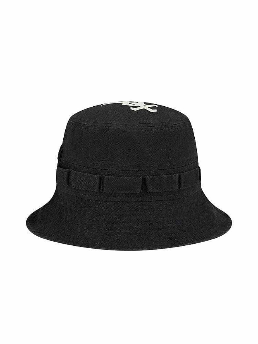 Mlb Alpha Industries Mlb X Alpha X New Era - Caps | Chicago White Sox X Alpha X New Era Bucket Hat Black