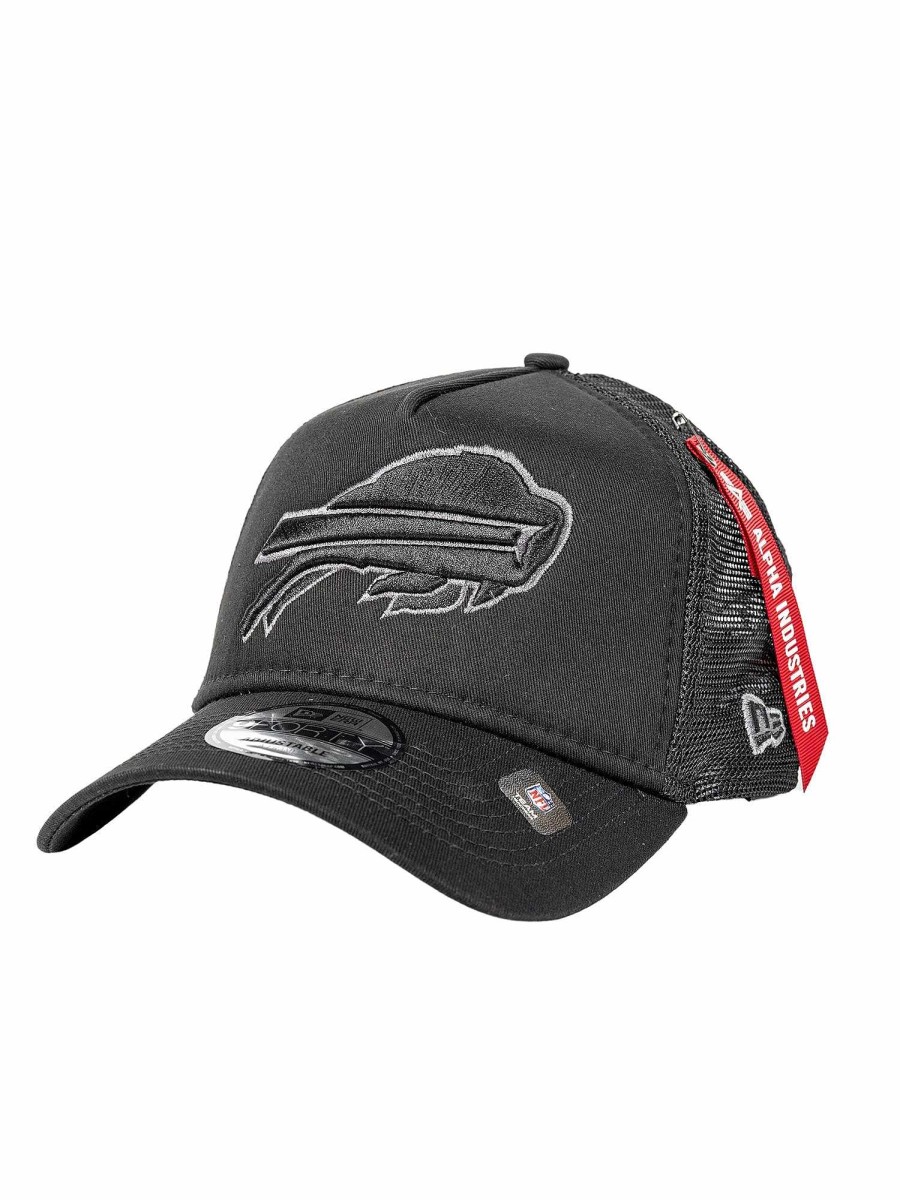 Nfl Alpha Industries Nfl X Alpha X New Era - Caps | Buffalo Bills X Alpha X New Era 940 Cap Black