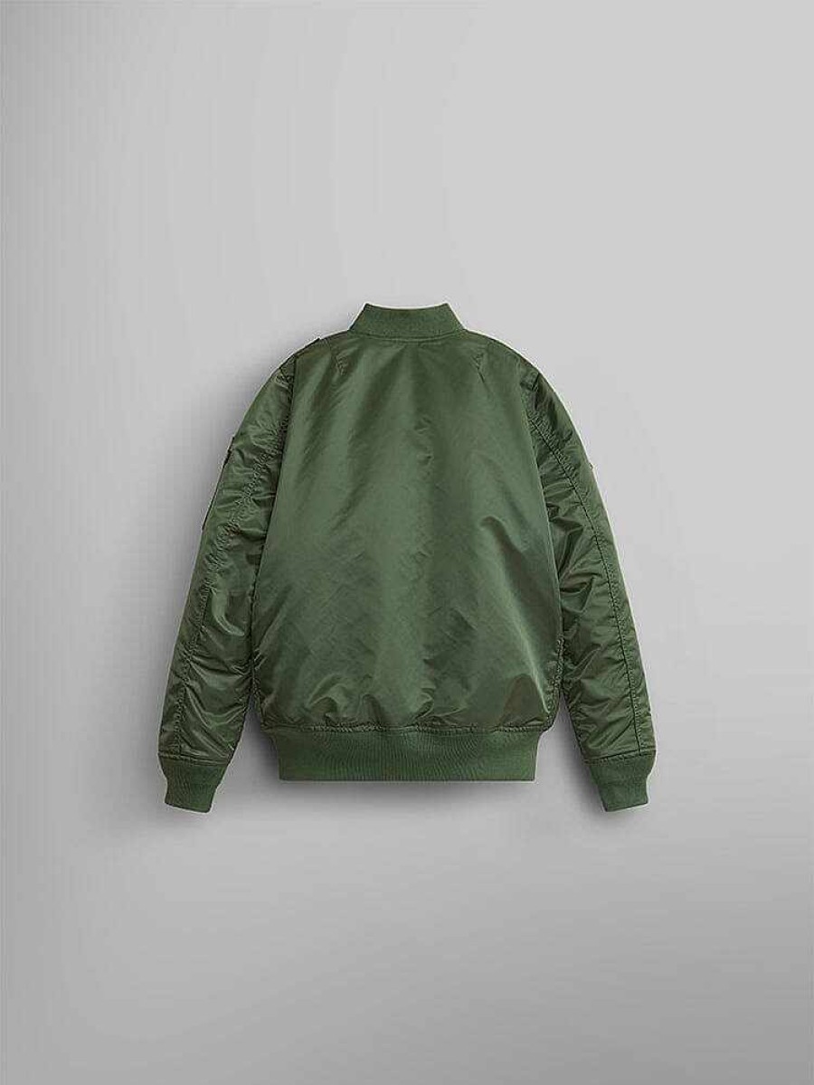Youth Alpha Industries Bomber Jackets | Ma-1 Bomber Jacket Y Sage Green