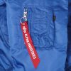 Nfl Alpha Industries Nfl X Alpha X New Era - Bomber Jackets | New York Giants X Alpha X New Era Ma-1 Bomber Jacket Pacific Blue