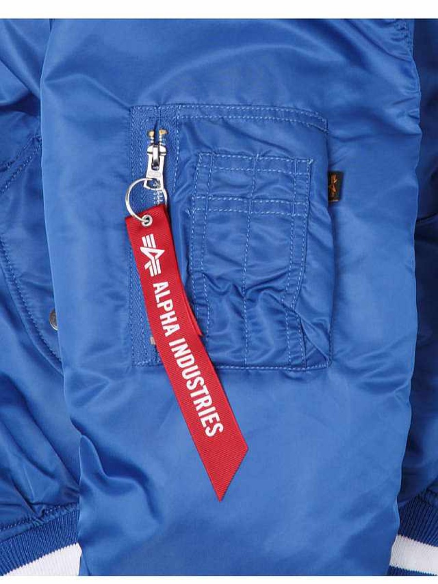 Nfl Alpha Industries Nfl X Alpha X New Era - Bomber Jackets | New York Giants X Alpha X New Era Ma-1 Bomber Jacket Pacific Blue