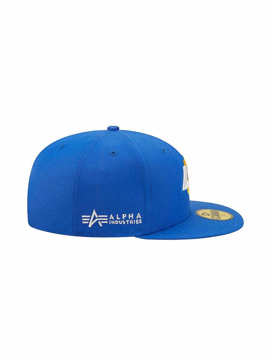 Nfl Alpha Industries Nfl X Alpha X New Era - Caps | Los Angeles Rams X Alpha X New Era 59Fifty Fitted Cap Bright Blue