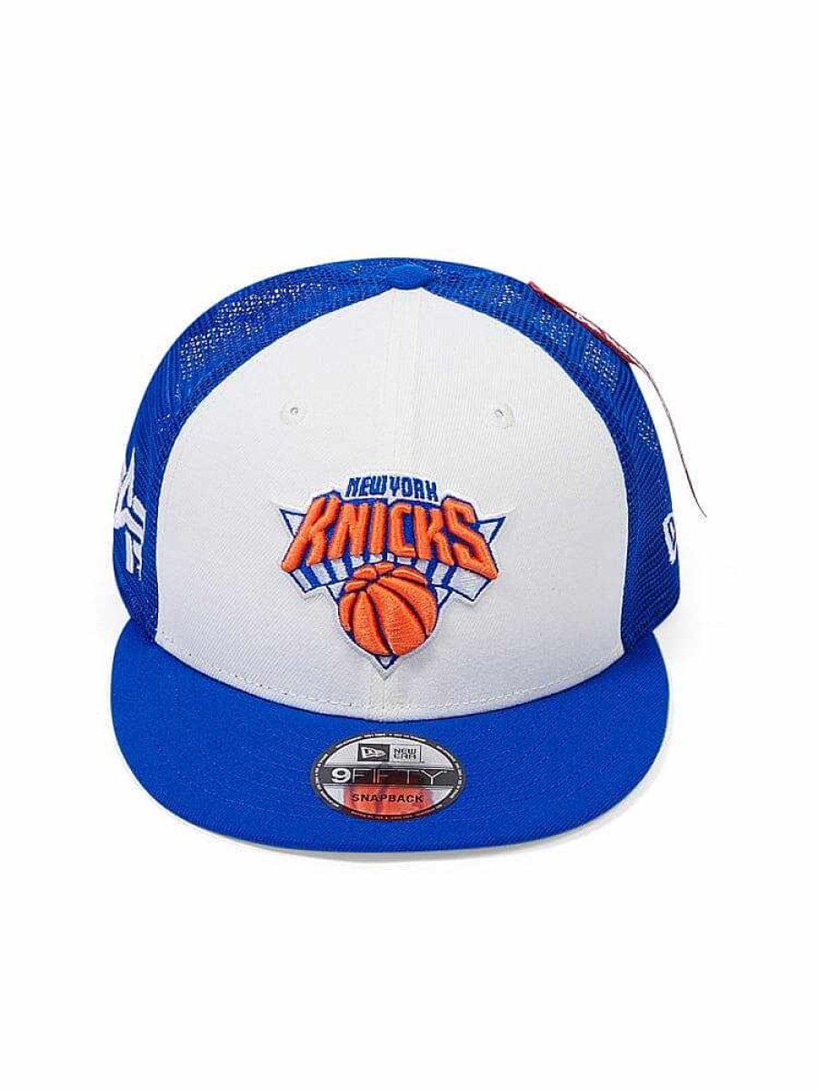 Nba Alpha Industries Nba X Alpha X New Era - Hats | New York Knicks X Alpha X New Era 950 Cap Blue