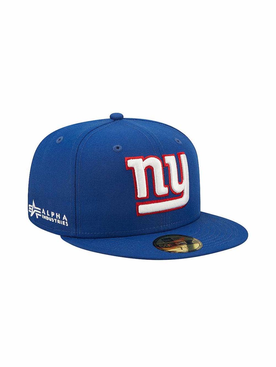Nfl Alpha Industries Nfl X Alpha X New Era - Caps | New York Giants X Alpha X New Era 59Fifty Fitted Cap Blue