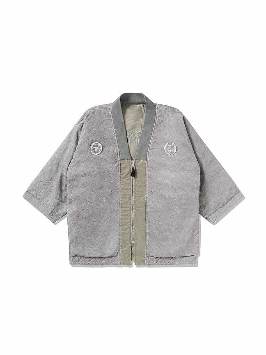 Men Alpha Industries Outerwear | Alpha X Bape Reversible Kimono Jacket