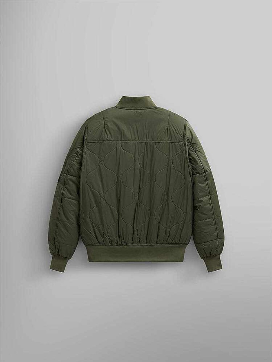 Women Alpha Industries Outerwear | L-2B Quilted Bomber Jacket