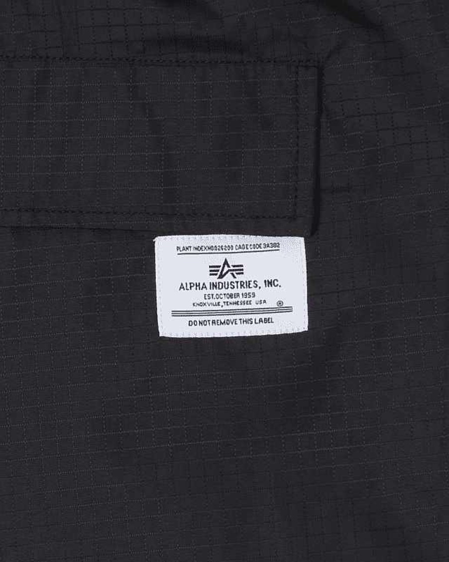 Nba Alpha Industries Nba X Alpha X New Era - Hoodies, Tees, & Shorts | Alpha X New Era Nylon Shorts Black