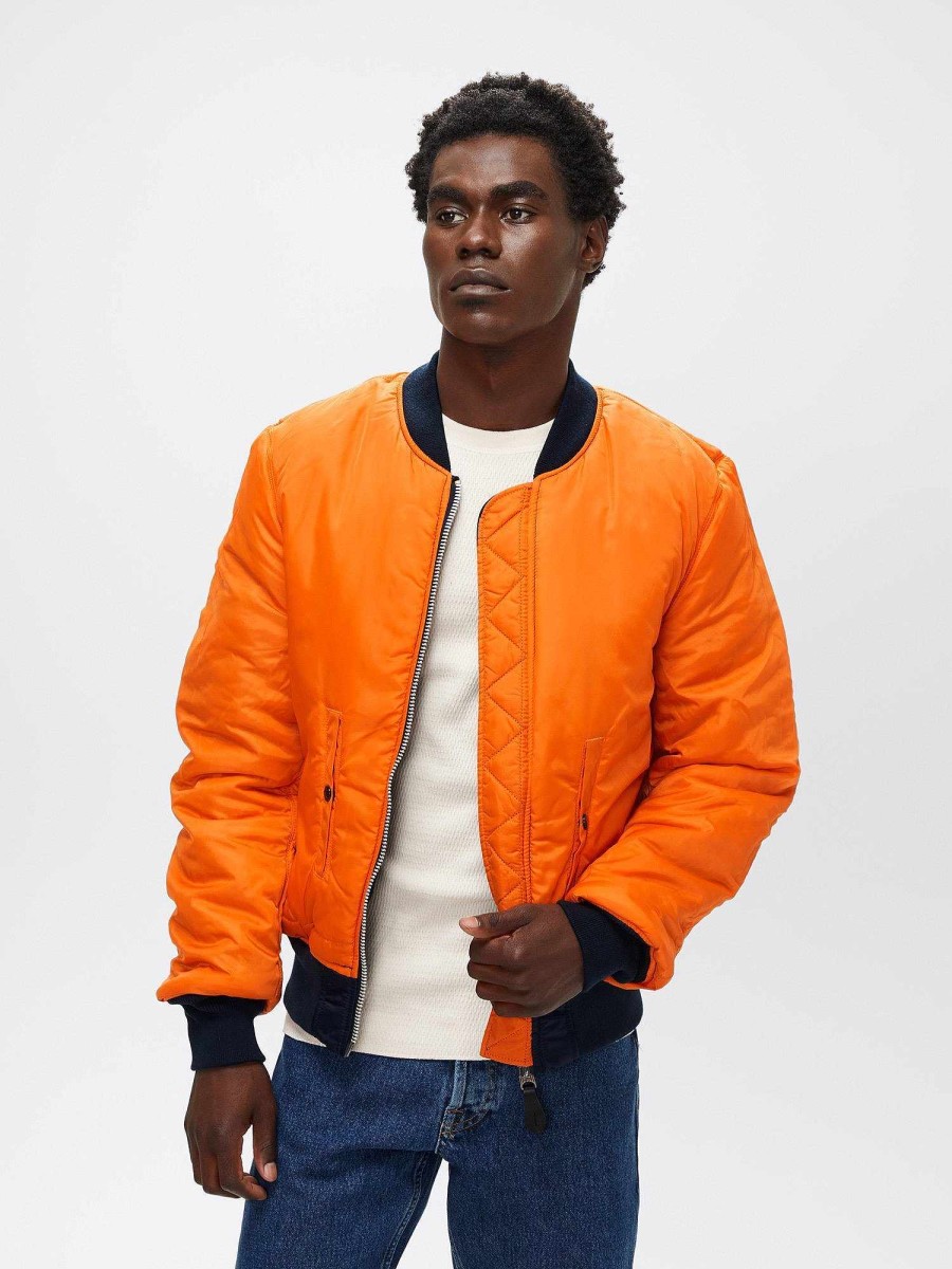 Men Alpha Industries Outerwear | Ma-1 Bomber Jacket Slim Fit
