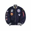 Mlb Alpha Industries Mlb X Alpha X New Era - Bomber Jackets | Detroit Tigers X Alpha X New Era Ma-1 Bomber Jacket Replica Blue