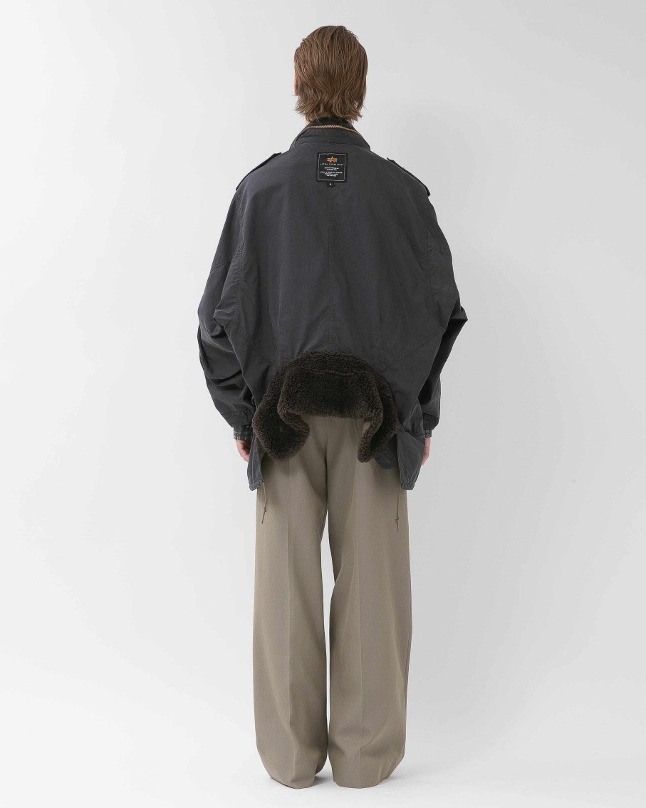Men Alpha Industries Outerwear | Beautiful People X Alpha Field Jacket Vintage Gray