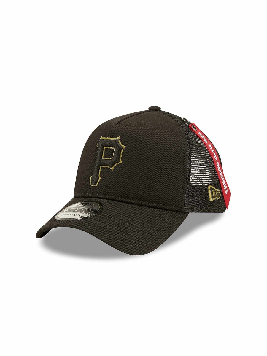 Mlb Alpha Industries Mlb X Alpha X New Era - Caps | Pittsburgh Pirates X Alpha X New Era 940 Cap Black