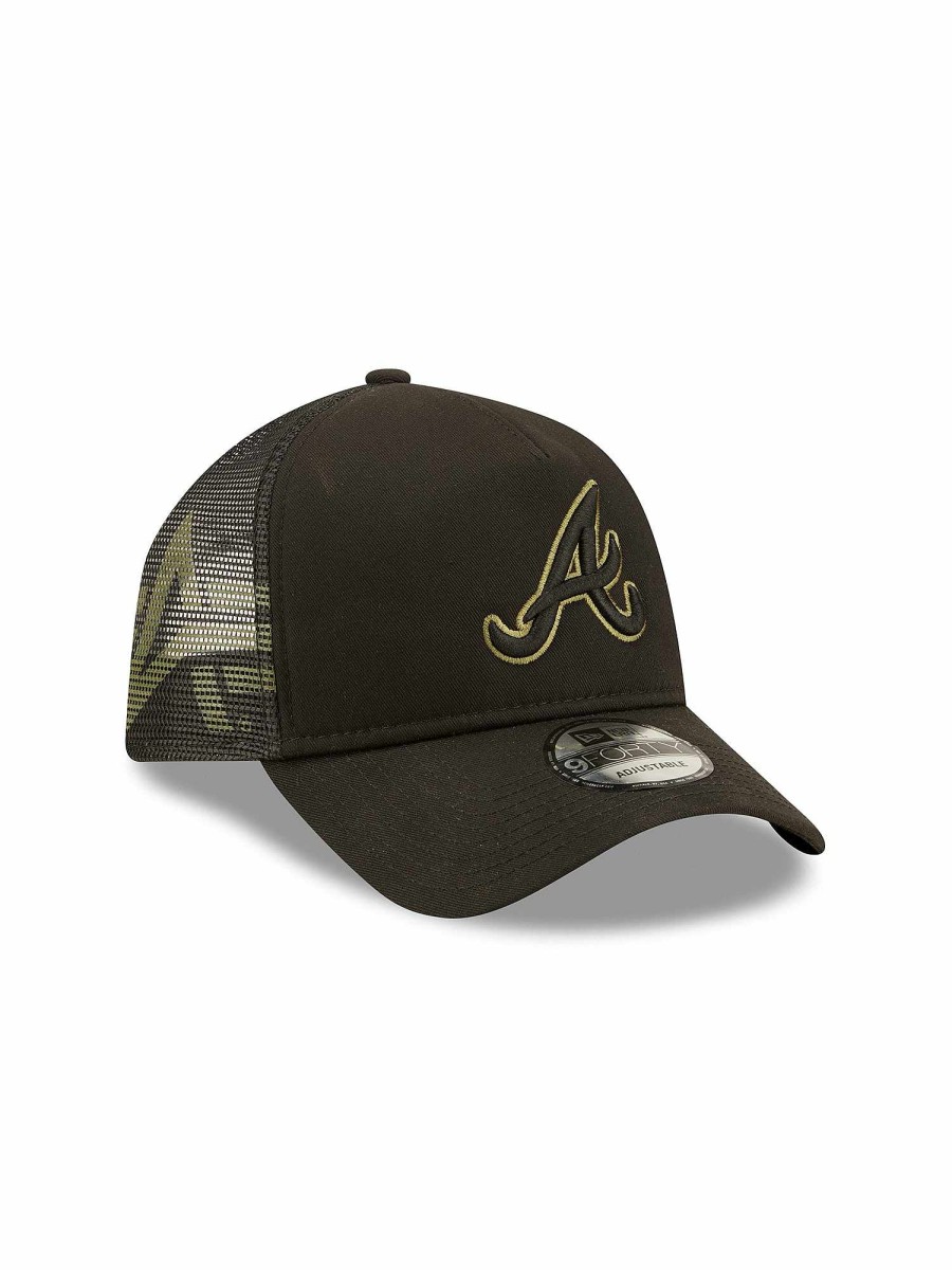 Mlb Alpha Industries Mlb X Alpha X New Era - Caps | Atlanta Braves X Alpha X New Era 940 Cap Black
