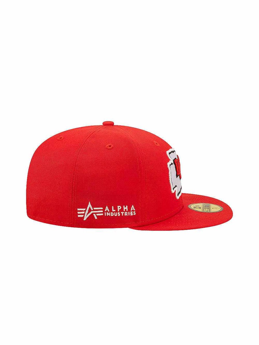 Nfl Alpha Industries Nfl X Alpha X New Era - Caps | Kansas City Chiefs X Alpha X New Era 59Fifty Fitted Cap Red