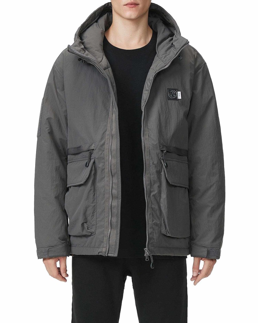 Men Alpha Industries Outerwear | Unfrm Tactical Down Jacket Gray
