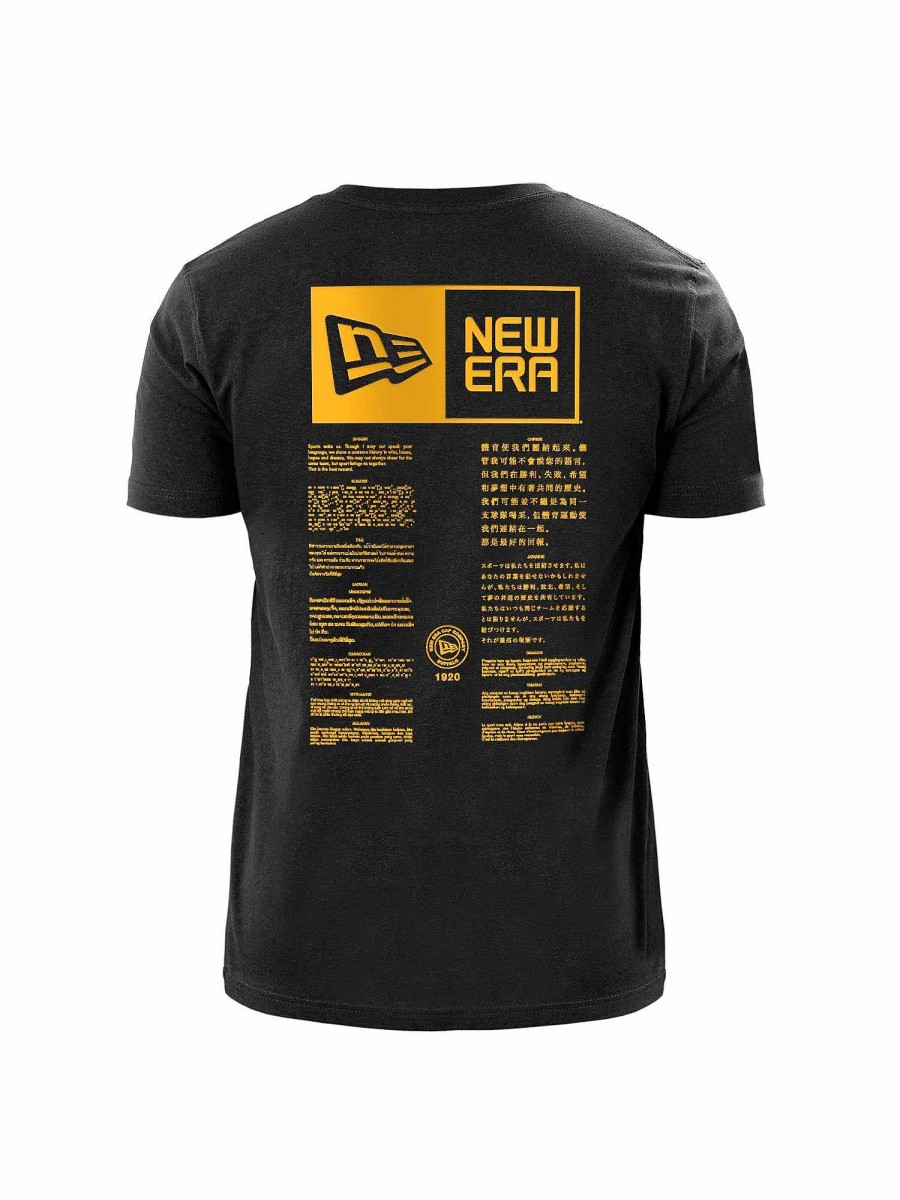 Nfl Alpha Industries Nfl X Alpha X New Era - Tees | Pittsburgh Steelers X Alpha X New Era T-Shirt Black