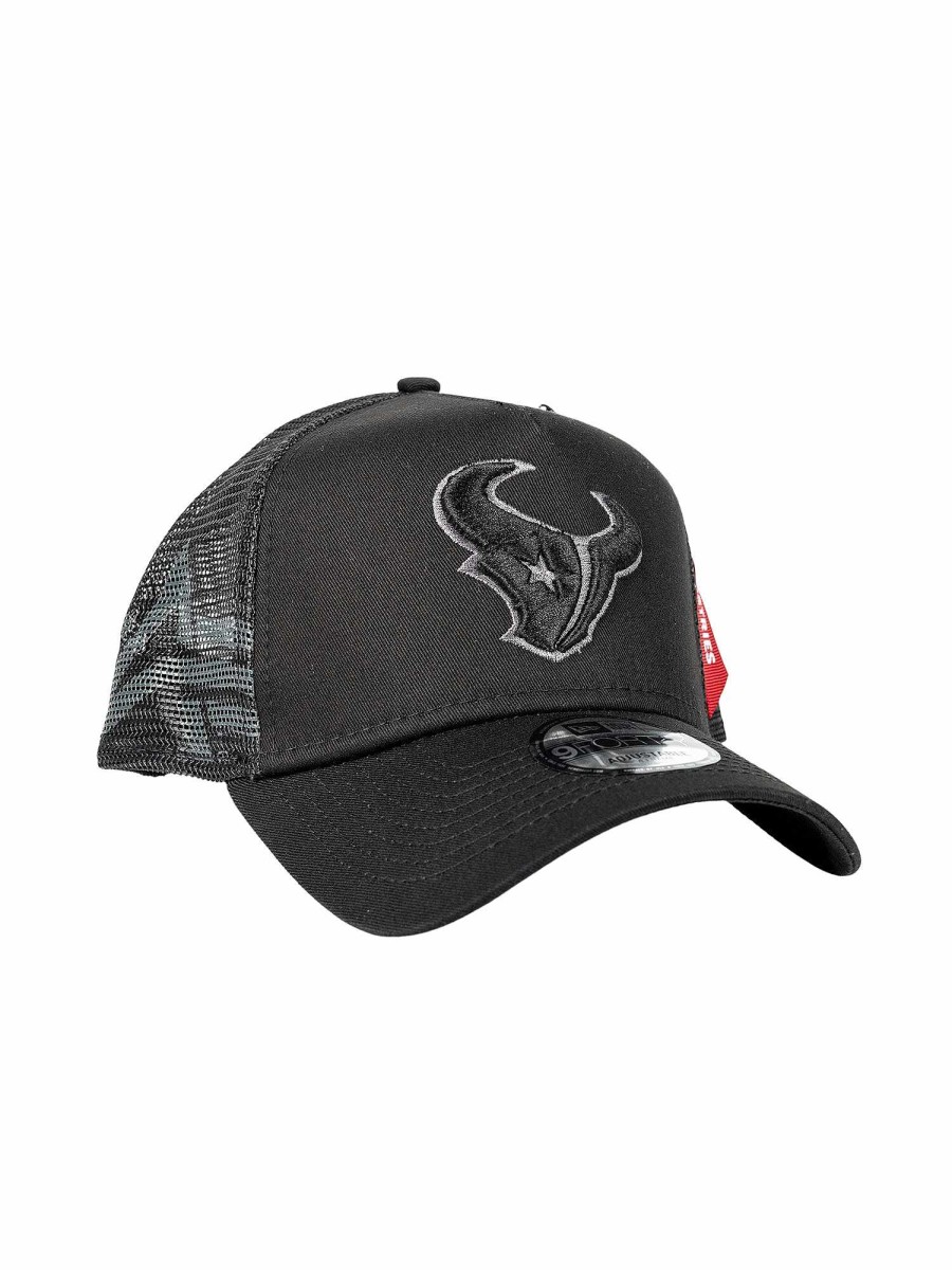Nfl Alpha Industries Nfl X Alpha X New Era - Caps | Houston Texans X Alpha X New Era 940 Cap Black