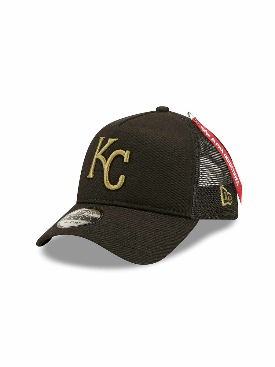 Mlb Alpha Industries Mlb X Alpha X New Era - Caps | Kansas City Royals X Alpha X New Era 940 Cap Black
