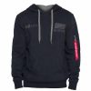 Nfl Alpha Industries Nfl X Alpha X New Era - Hoodies | New York Giants X Alpha X New Era Hoodie Black