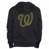 Mlb Alpha Industries Mlb X Alpha X New Era - Hoodies, Tees, & Shorts | Washington Nationals X Alpha X New Era Hoodie Black