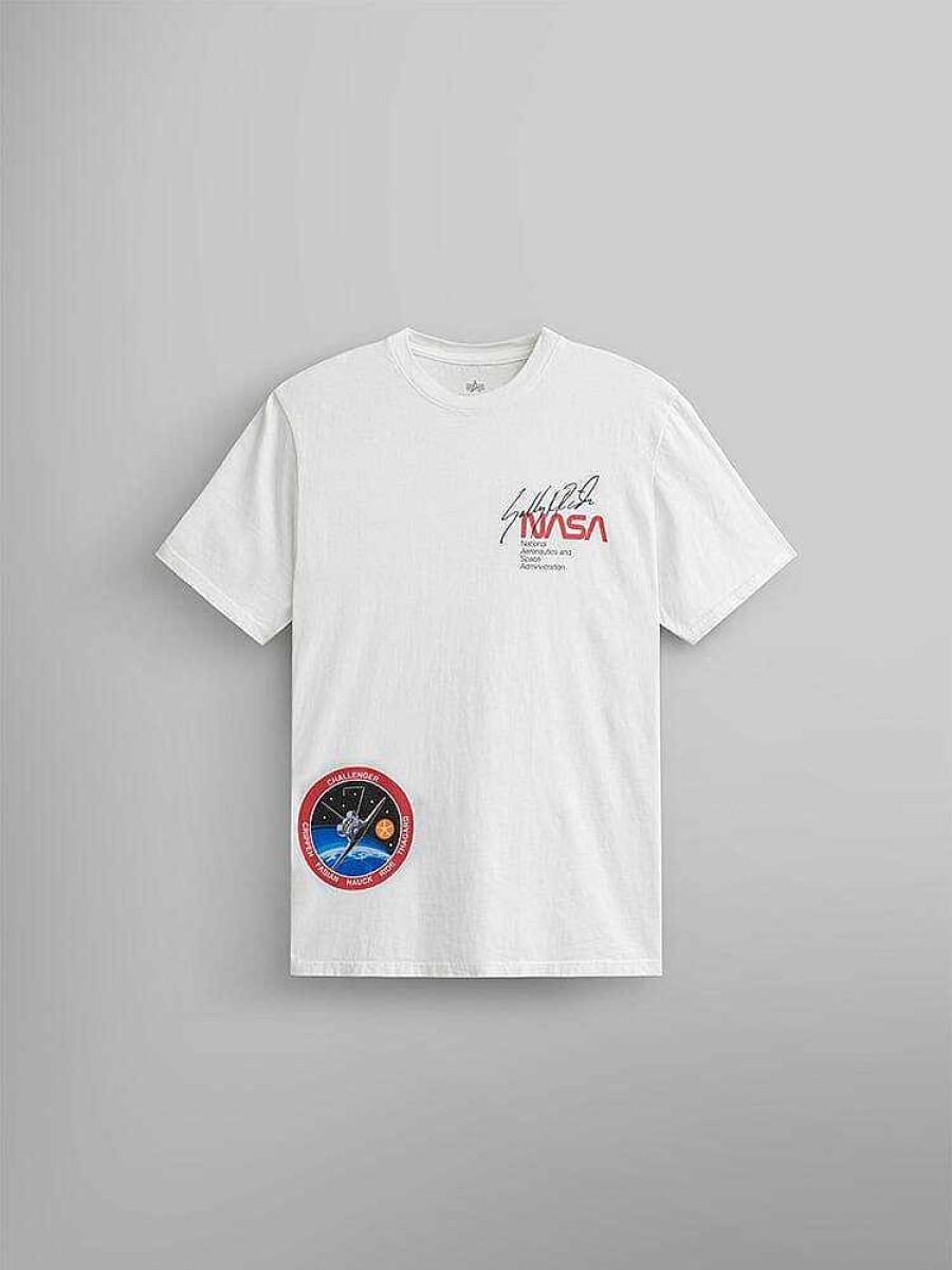 Men Alpha Industries T-Shirts | Nasa Challenger Tee