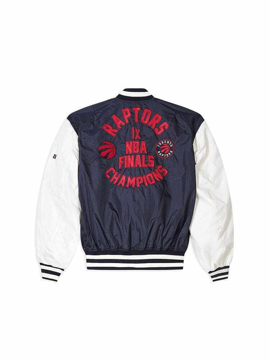 Nba Alpha Industries Nba X Alpha X New Era - Bomber Jackets | Toronto Raptors X Alpha X New Era L-2B Bomber Jacket Black